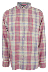 Tommy Bahama Men's Palapa Plaid Long Sleeve Button Down Shirt Small